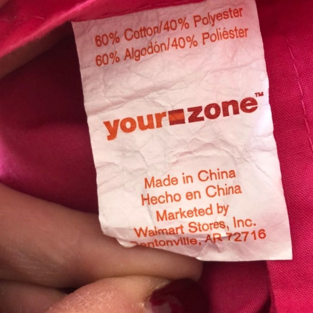 Flat sheet never used it is from Walmart your zone hot pink